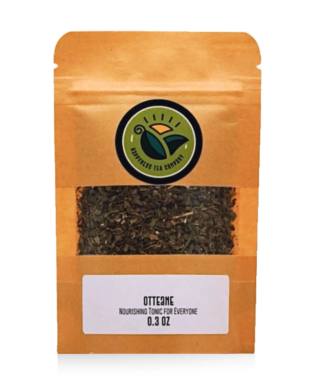 Happyness Tea Company Otteane nourishing mint tea loose leaf tea package with nettle, red raspberry leaf, and spearmint