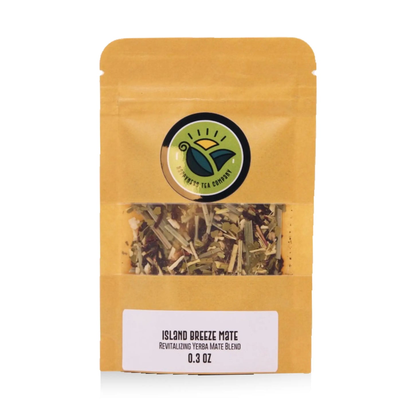 looseleaf tea blend in bag yerba mate lemongrass hibiscus