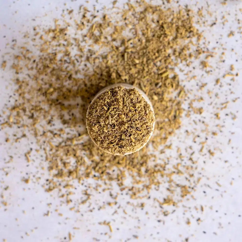 Loose The Rub seasoning blend showing mixed spices used for grilling and all-purpose cooking