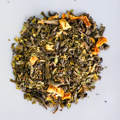 Evergreen Terrace - Citrus Green Tea Blend Happyness Tea Company