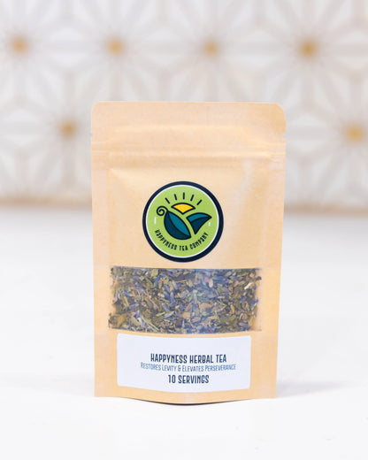 Happyness Herbal Tea - Stress Relieving Mint Tea Happyness Tea Company