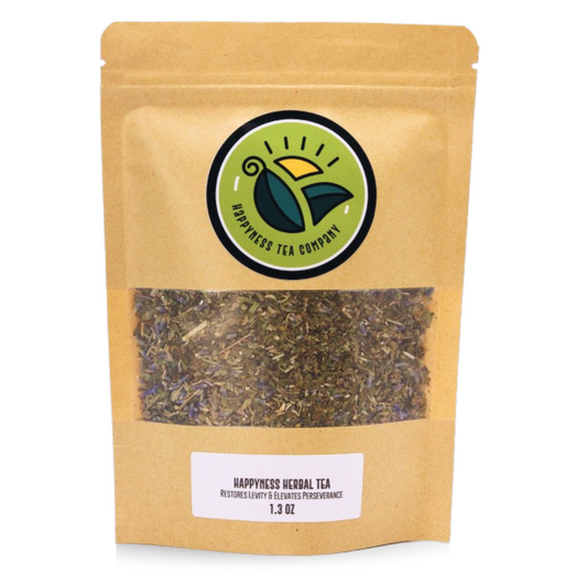 Looseleaf tea blend in bag mint lavender