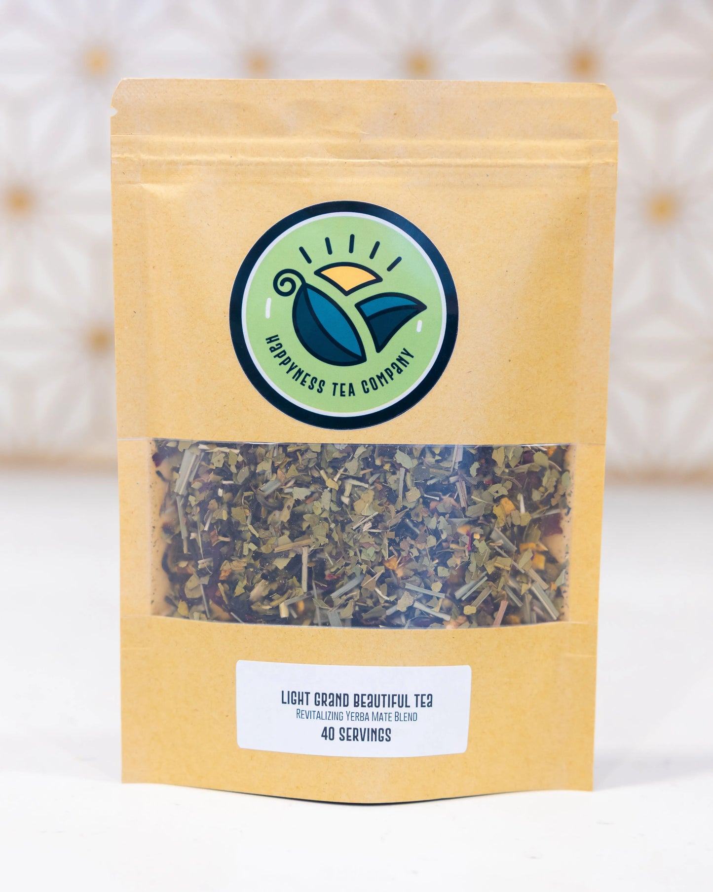Light Grand Beautiful Tea - Smoky Yerba Mate Happyness Tea Company