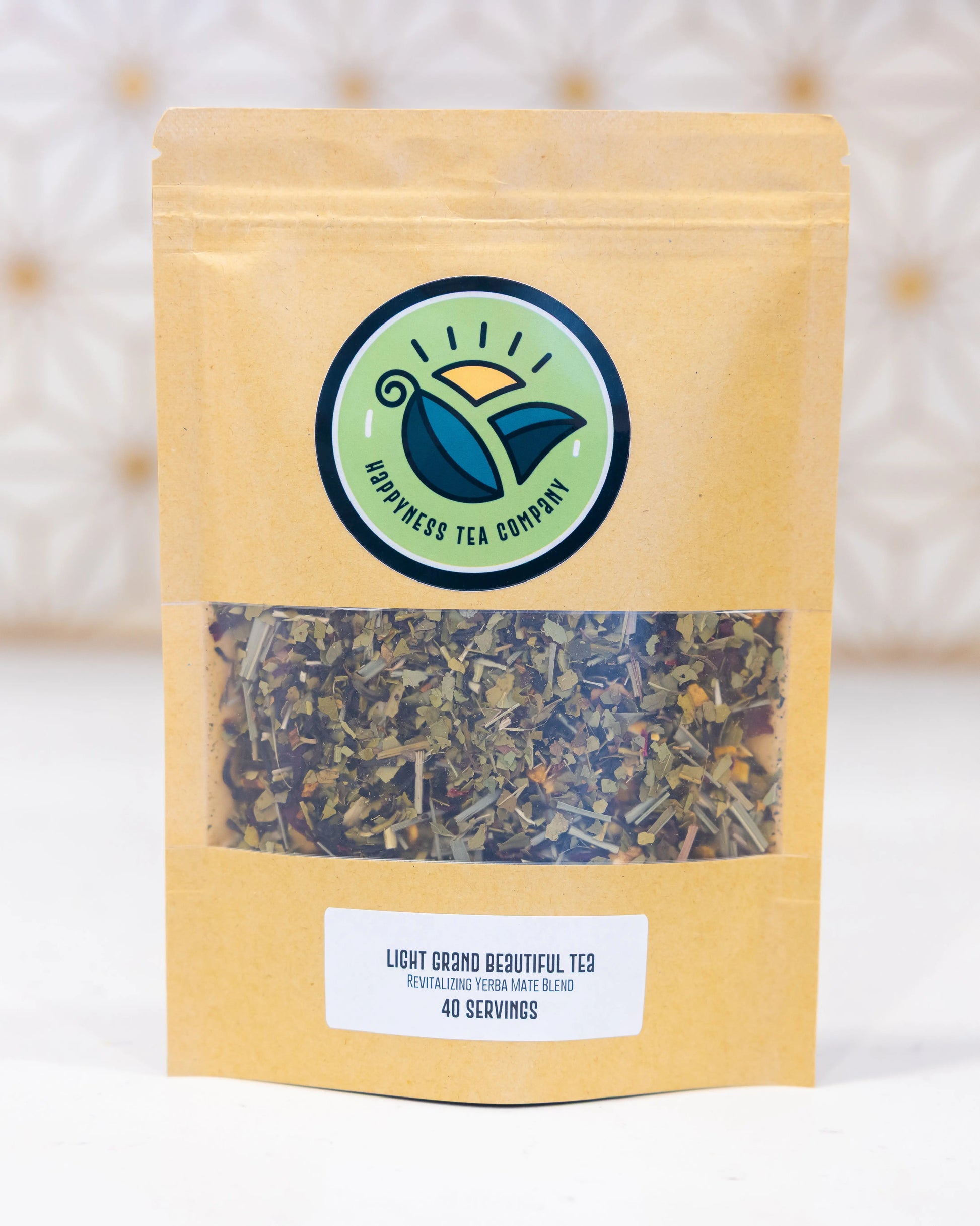 Light Grand Beautiful Tea - Smoky Yerba Mate Happyness Tea Company