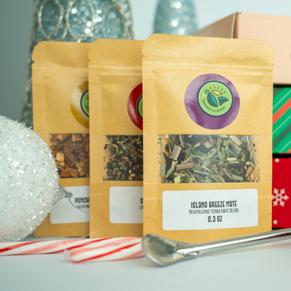 Tea Gift Box -4 Teas, 1 Bombilla