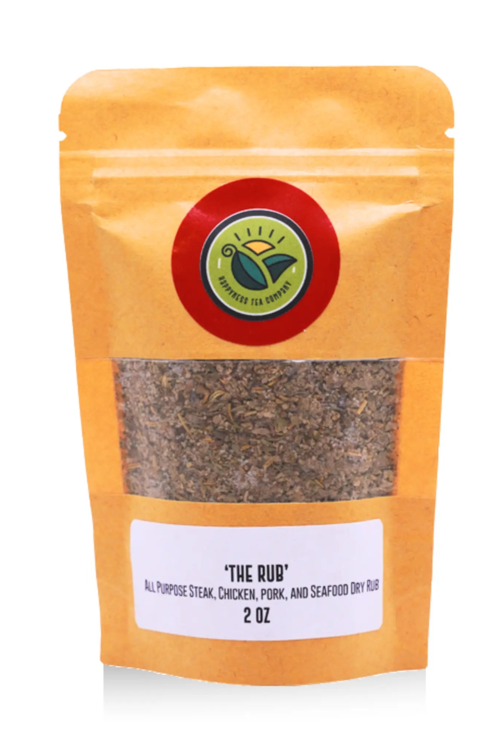 Happyness Tea Company The Rub all-purpose seasoning blend with sage, rosemary, thyme, fennel, basil, lavender, and marjoram